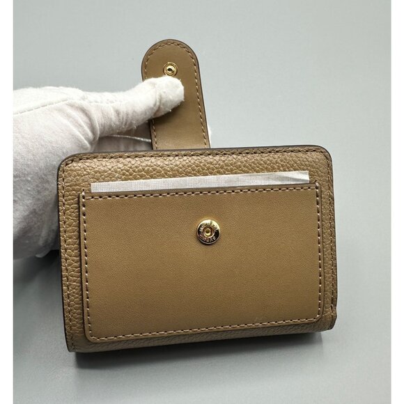 Michael Kors 3263G0KD5L Charm Small Tab Compact Pocket Wallet in Husk Leather - Picture 9 of 16